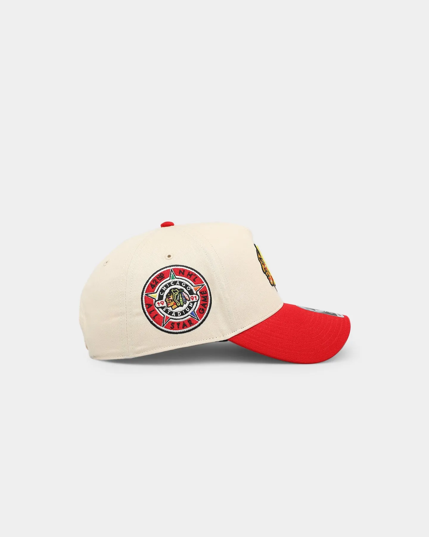 47 Brand Chicago Blackhawks MVP DT Snapback Natural/Red