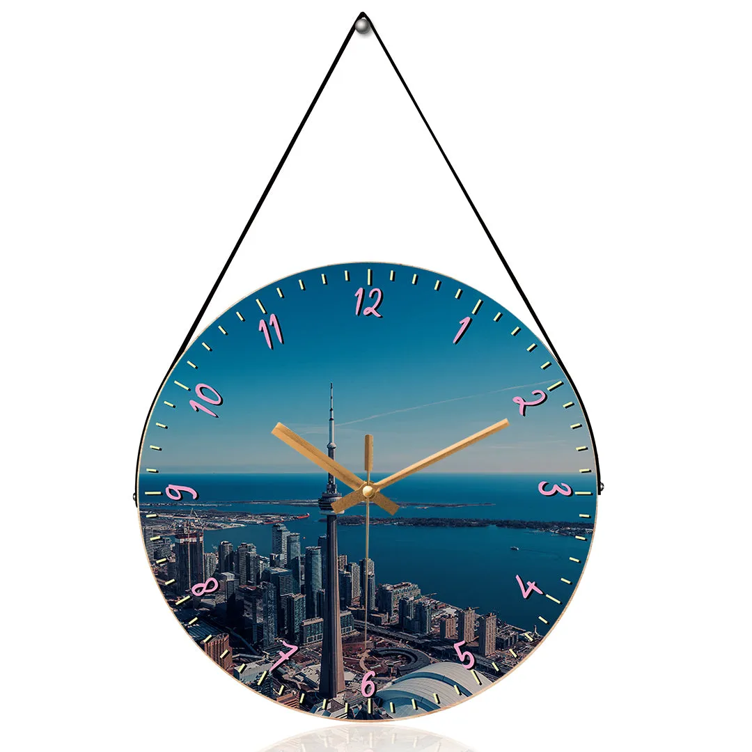 Aerial View Toronto Wall Clock