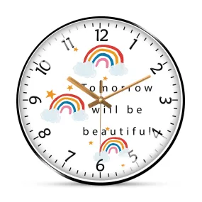 Beautiful baby quote wall clock