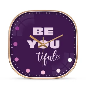 Beautiful motivational wall clock