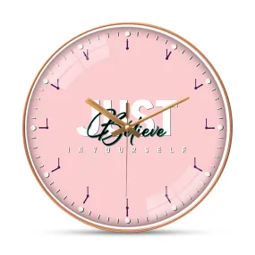 Belive motivational wall clock