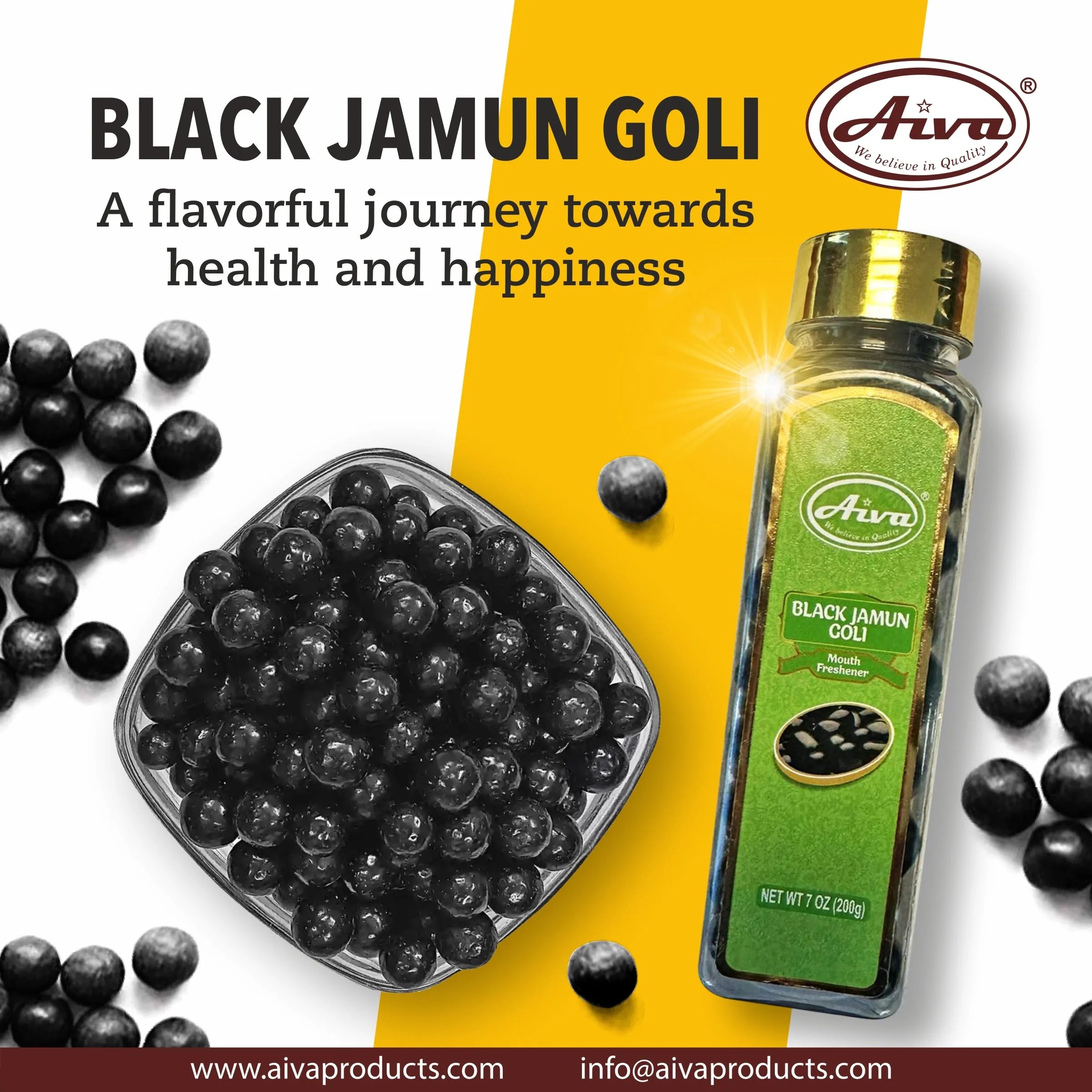 Black Jamun Goli (Java Plum Candy / Java Plum Chews / Mouth Freshener) | Natural