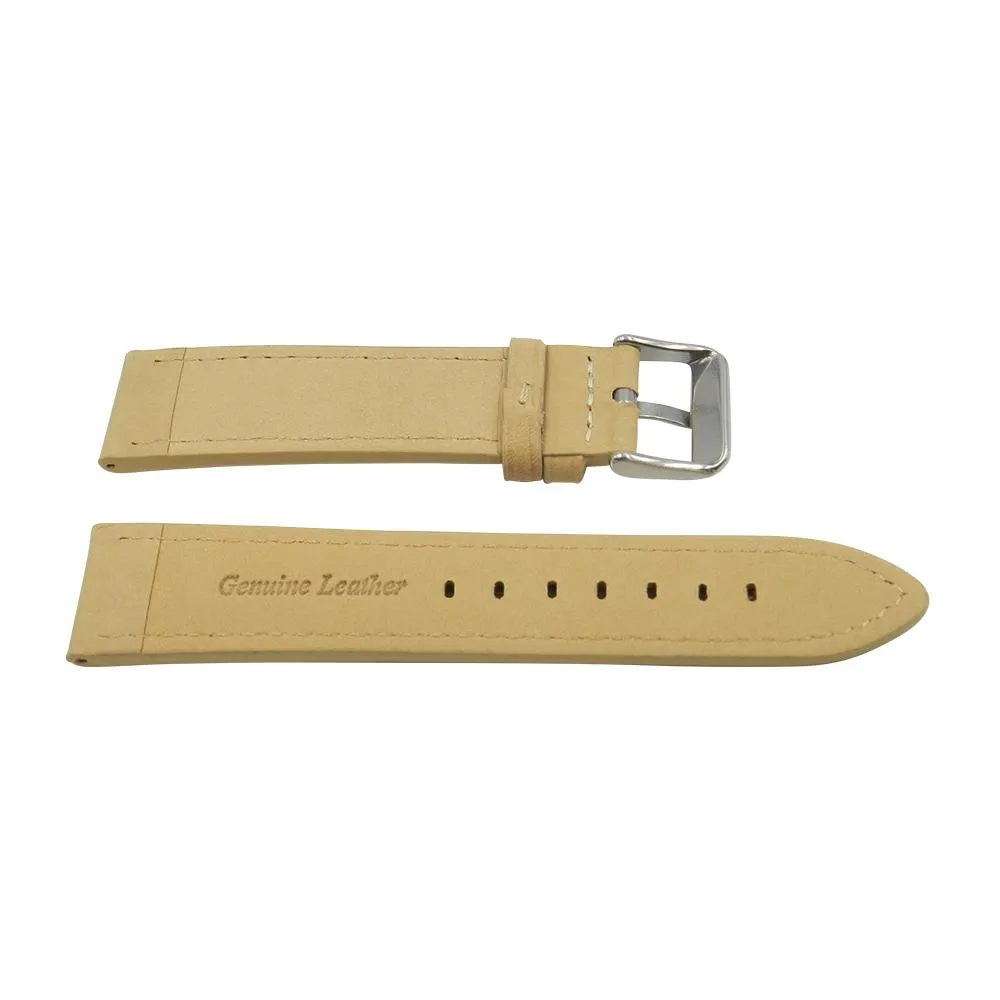 Dakota Beige Soft Leather Strap