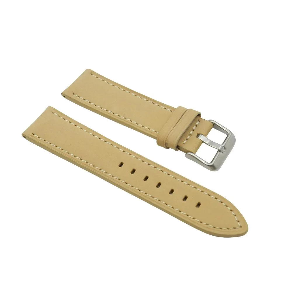 Dakota Beige Soft Leather Strap