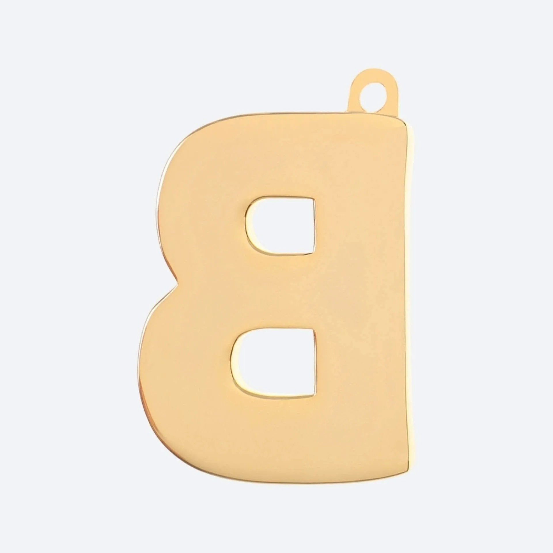 Initial Letter Jewelry Tag - B