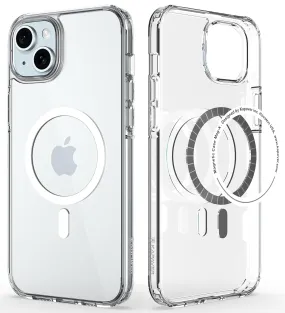 iPhone 15 Plus Back Cover Case | Mag X - Clear