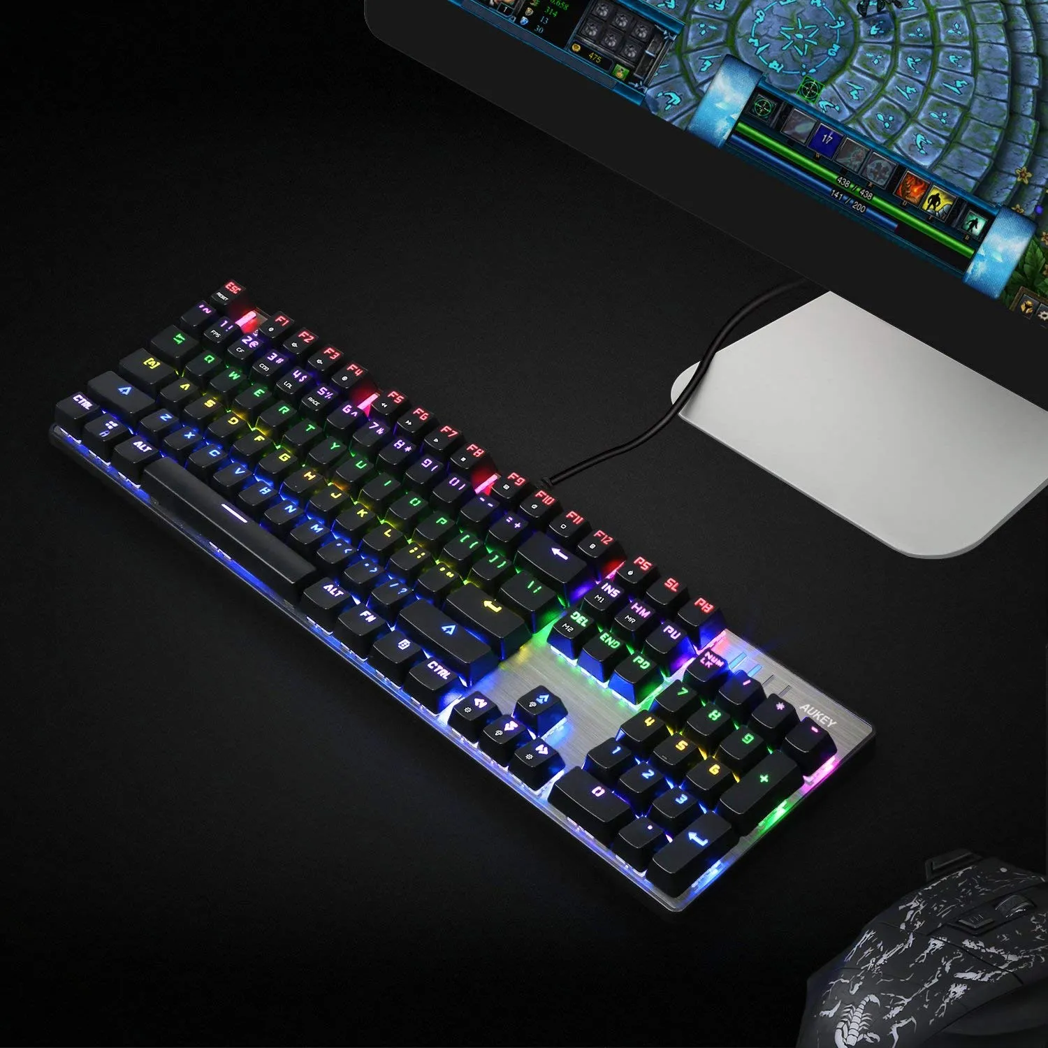 KM-G3 104 Key RGB Backlit Mechanical Keyboard