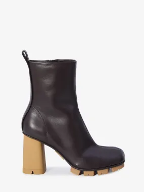 LEATHER ANKLE BOOT