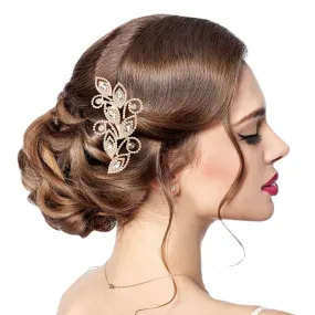 Marquise Stone Accented Hair Comb