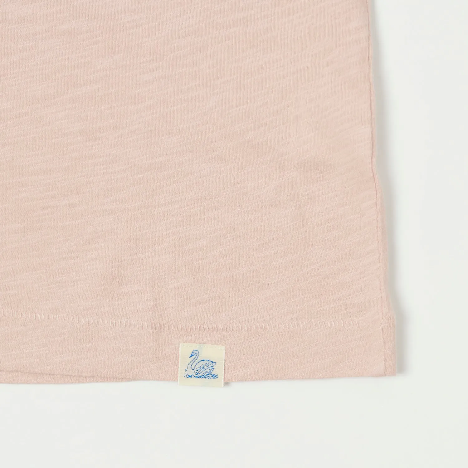 Merz b. Schwanen SCT04 Pima Slub Cotton Tee - Dusted Pink