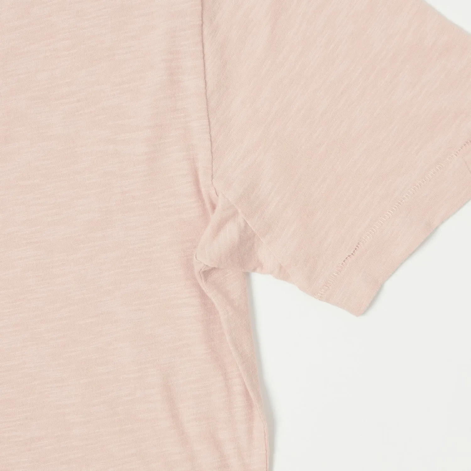 Merz b. Schwanen SCT04 Pima Slub Cotton Tee - Dusted Pink