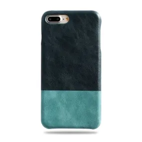 Peacock Blue & Ocean Blue iPhone 8 Plus / iPhone 7 Plus Leather Case