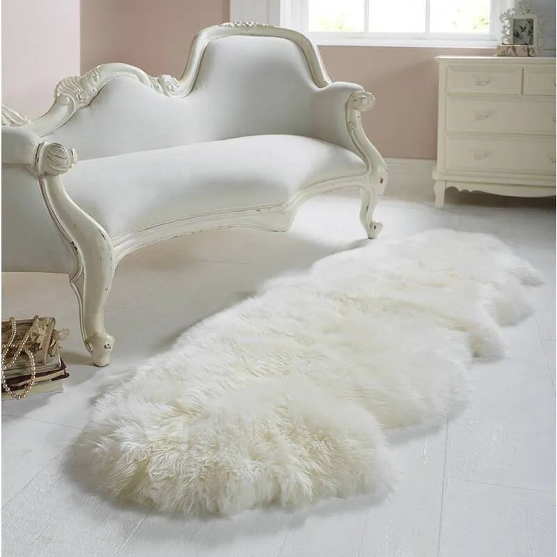 Premium Australian Lambskin Sheepskin Rug Soft Long , 90/105/125/190cm