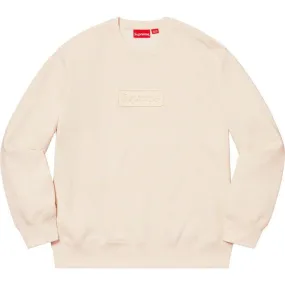 Supreme Cutout Box Logo Crewneck 'Natural'