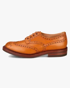 Trickers Bourton Country Derby Brogues - Acorn Antique / Dainite Sole